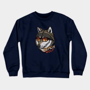 Beach Wolf Crewneck Sweatshirt